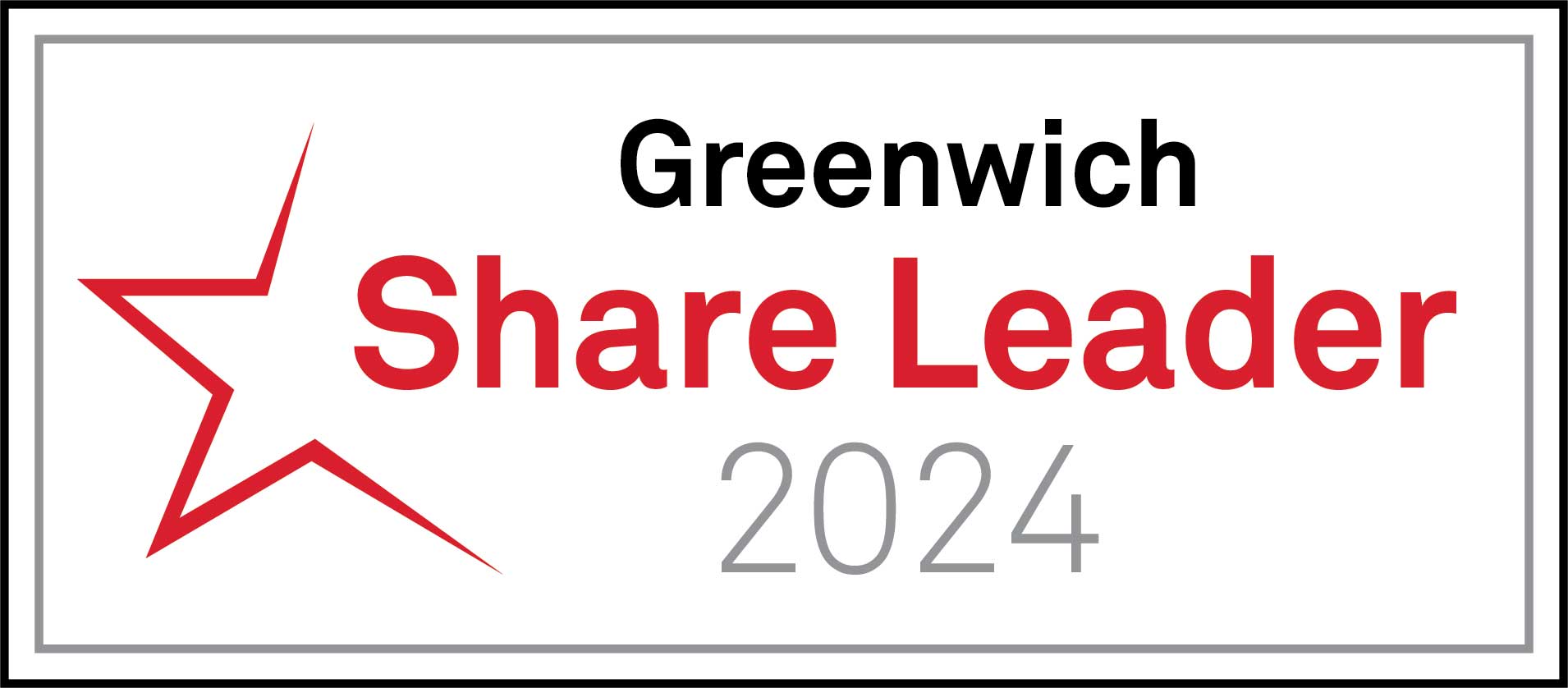 2024 Greenwich Share Leader Award