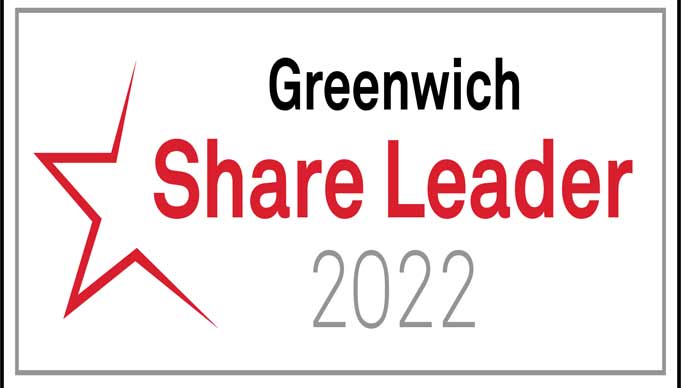 greenwich share leader 2022 logo