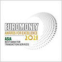 HSBC as Asia's Best Bank for Transaction Services, Euromoney Awards for Excellence 2021