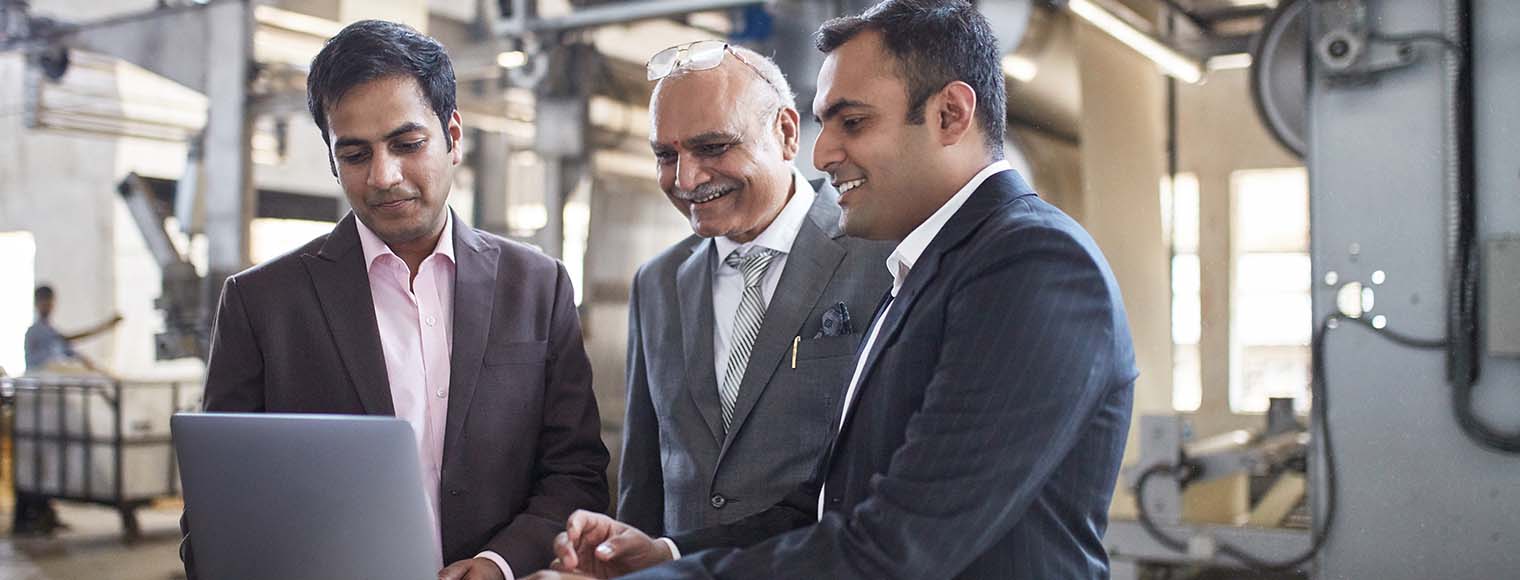 HSBC client stories banner featuring diverse business leaders.